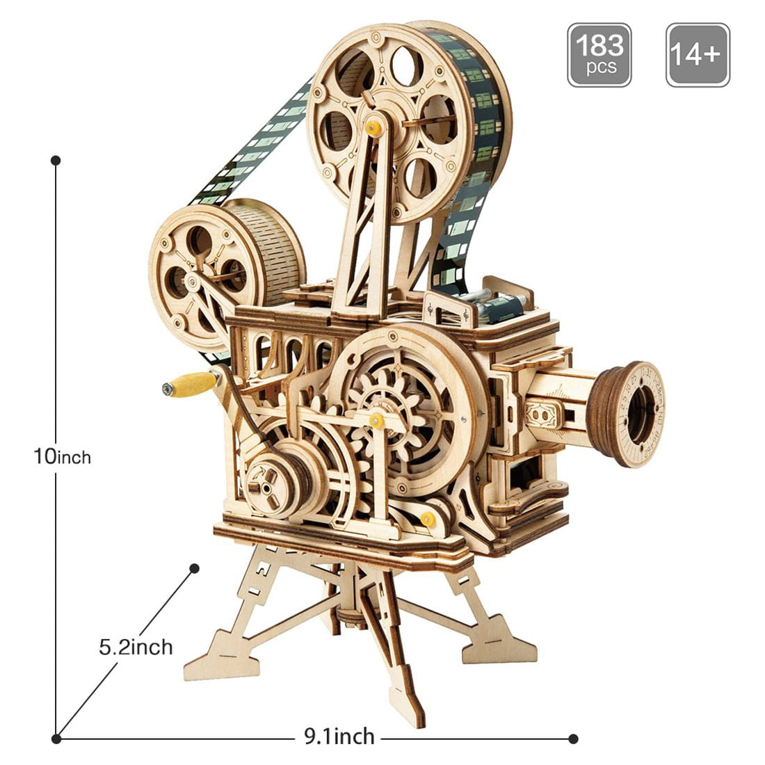 ROKR Puzzle Box 3D Wooden Puzzle Model Kits Birthday Gift for Adults and Teens(LK502 Treasure Box)
