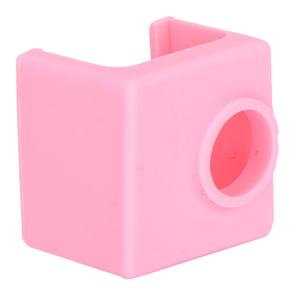 Aestri 3D Printer Silicone Sock MK10 Flexibility Heating Aluminum Block Protective Cover Pink