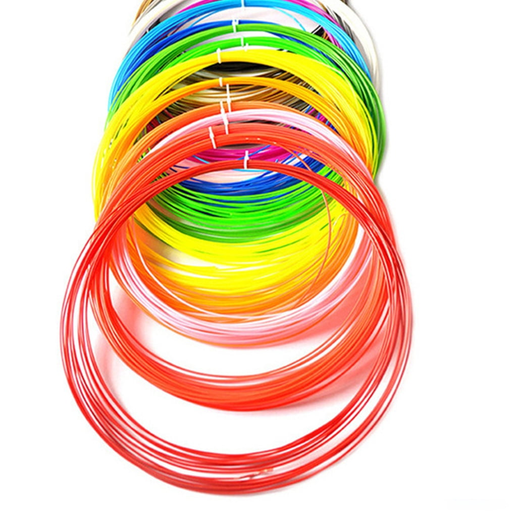 Oasiva 20 Colors 3D Pen Filament 1.75mm PCL Each Color 16.4 Feet 3D Pen Filament