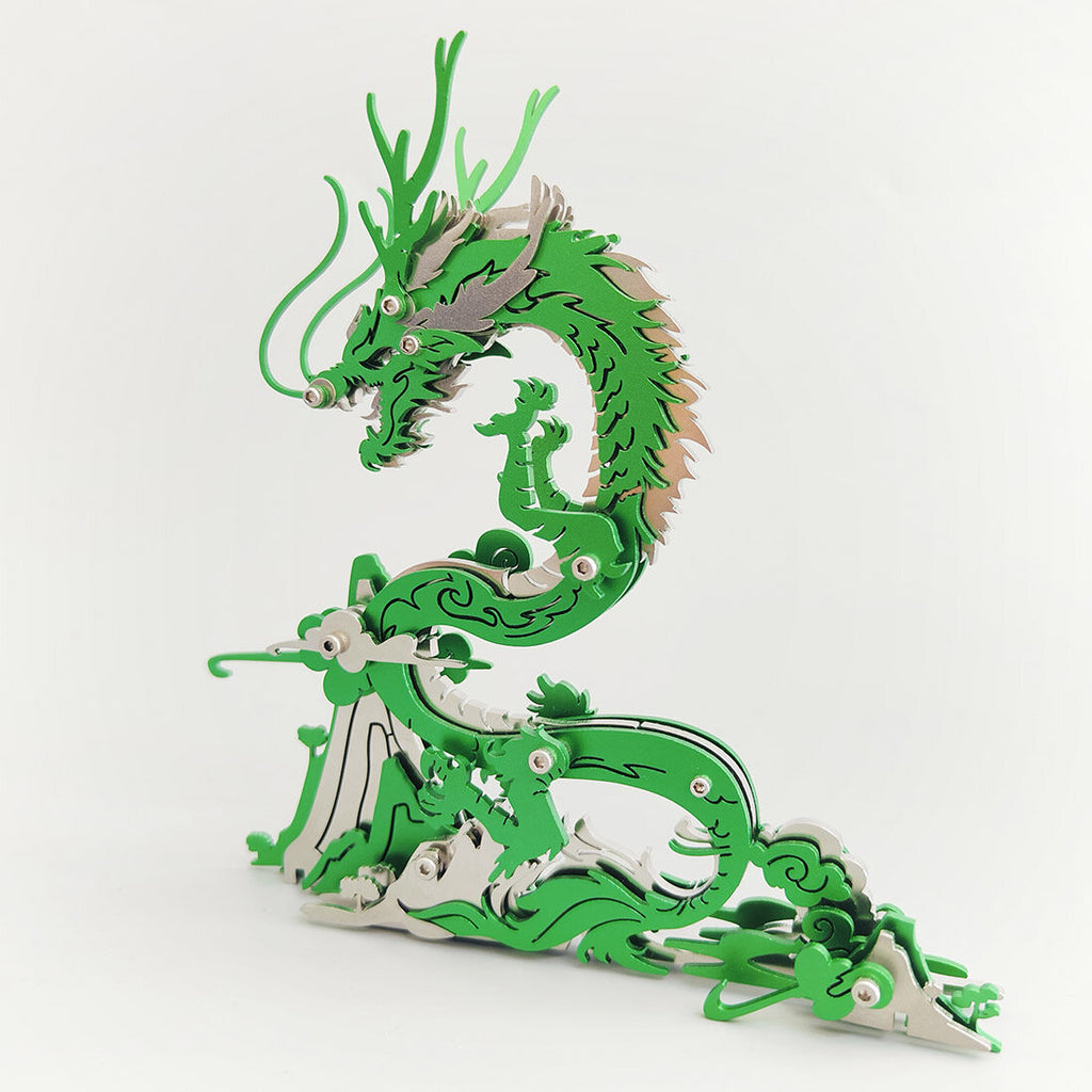 3D Metal Puzzle Dragon 90+ PCS, Steampunk Mechanical Model Kit With DIY Assembly, Home Display Desk Decor For Adult Collectors And Creative Gifts