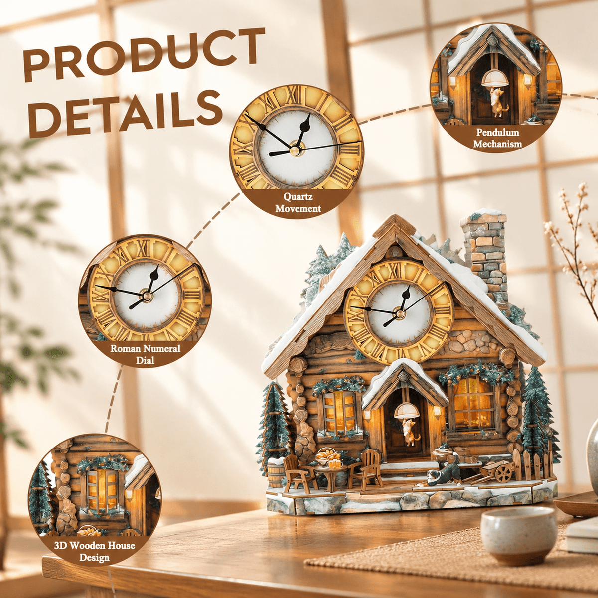 3d Wooden Puzzles For Adults-dachshund Clock Puzzle-adult Crafts