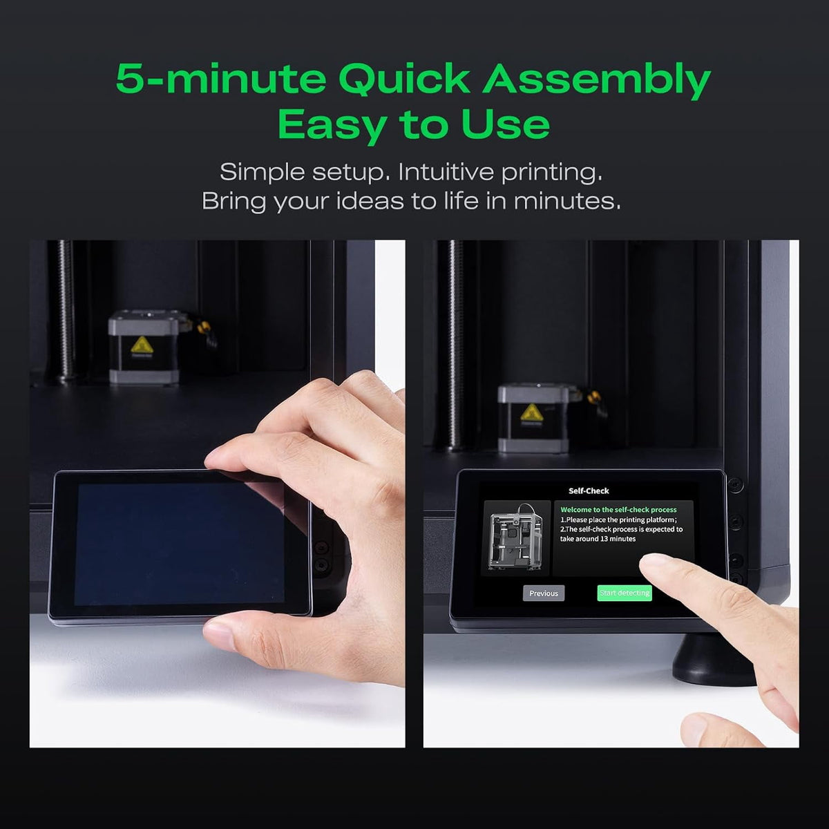 Creality K2 SE 4C 3D Printer, Multi-Color 3D Printer, 500mm/s Fast Printing,220×215×245mm Print Size