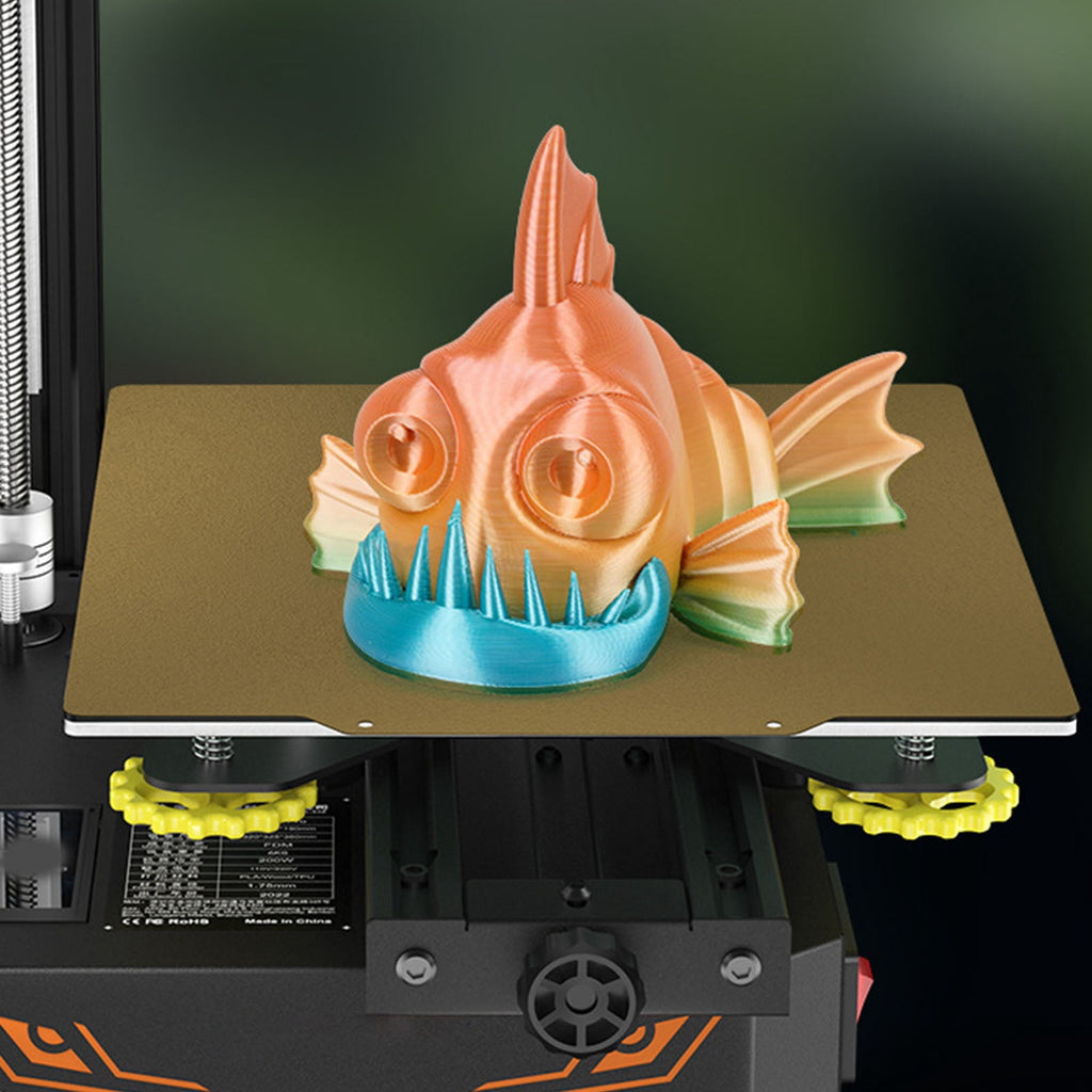 Textured Smooth PEI Build Plate 9.84x9.84 inches Double Sided 3D Printer Platform