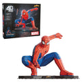 4D Build, Marvel Spider Man 3D Puzzle Model Kit Full-Body Pose, Marvel Collectibles & Desk Décor, Adult Puzzles, Building Toys, 195 Pieces, 3D Puzzles, Gift Ideas for Ages 12 & Up