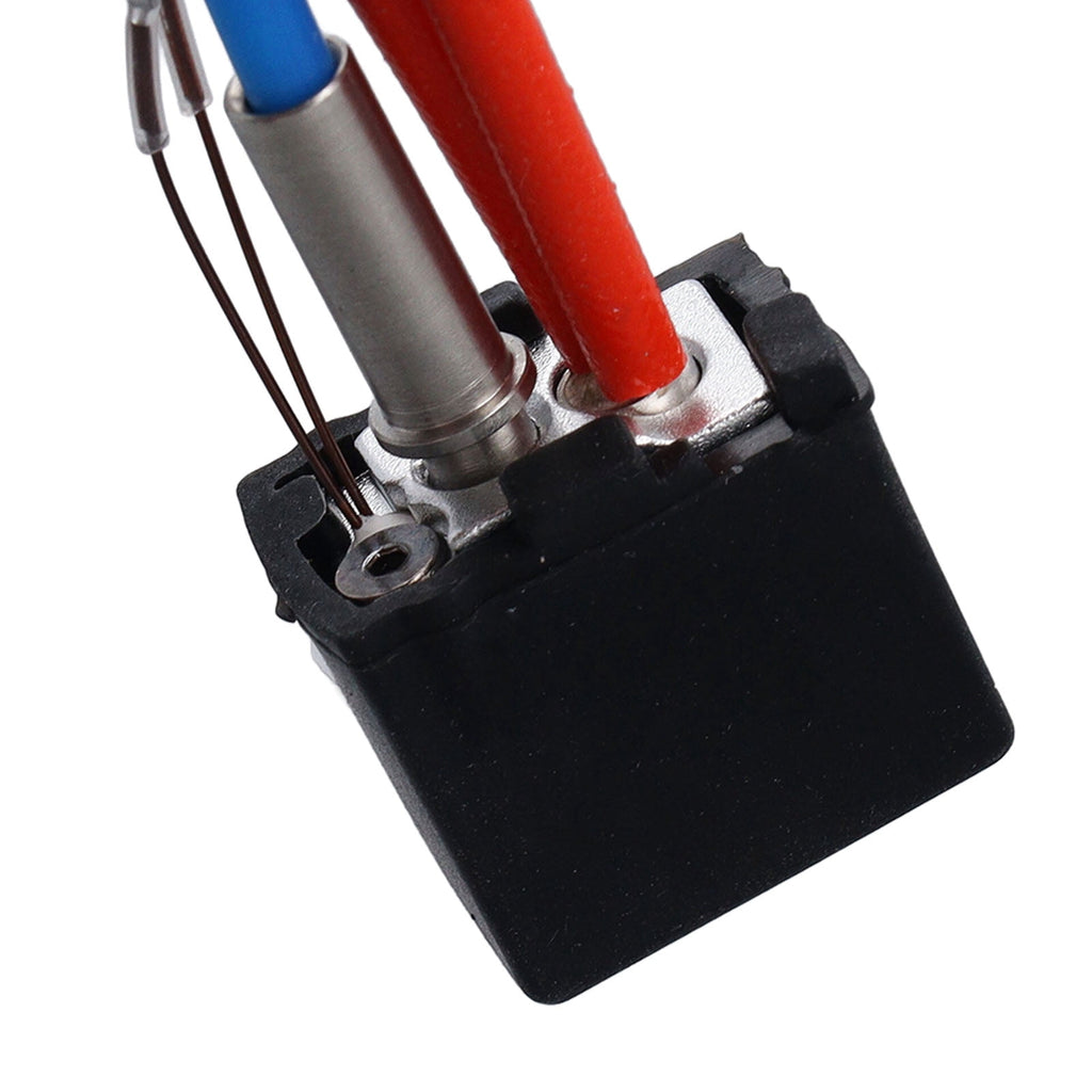 High Speed 3D Printer Print Head Hot End Kit Replacement Parts with 0.4mm Brass Nozzle and 24V 60W Heating Rod