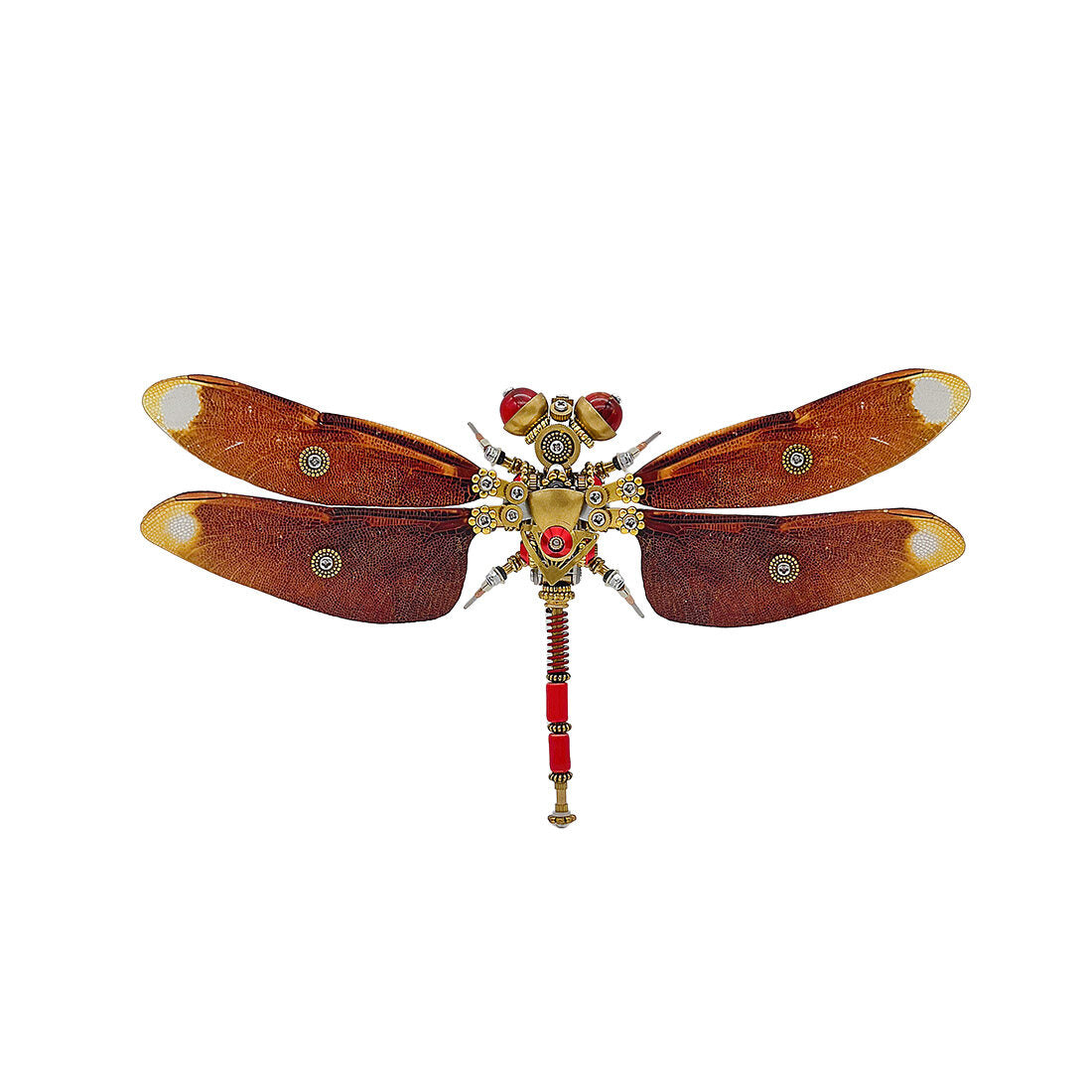 3D Metal Puzzle Punk Insects 200+ PCS, Steampunk Mechanical Model Kit With DIY Assembly, Home Display Desk Decor For Adult Collectors And Creative Gifts