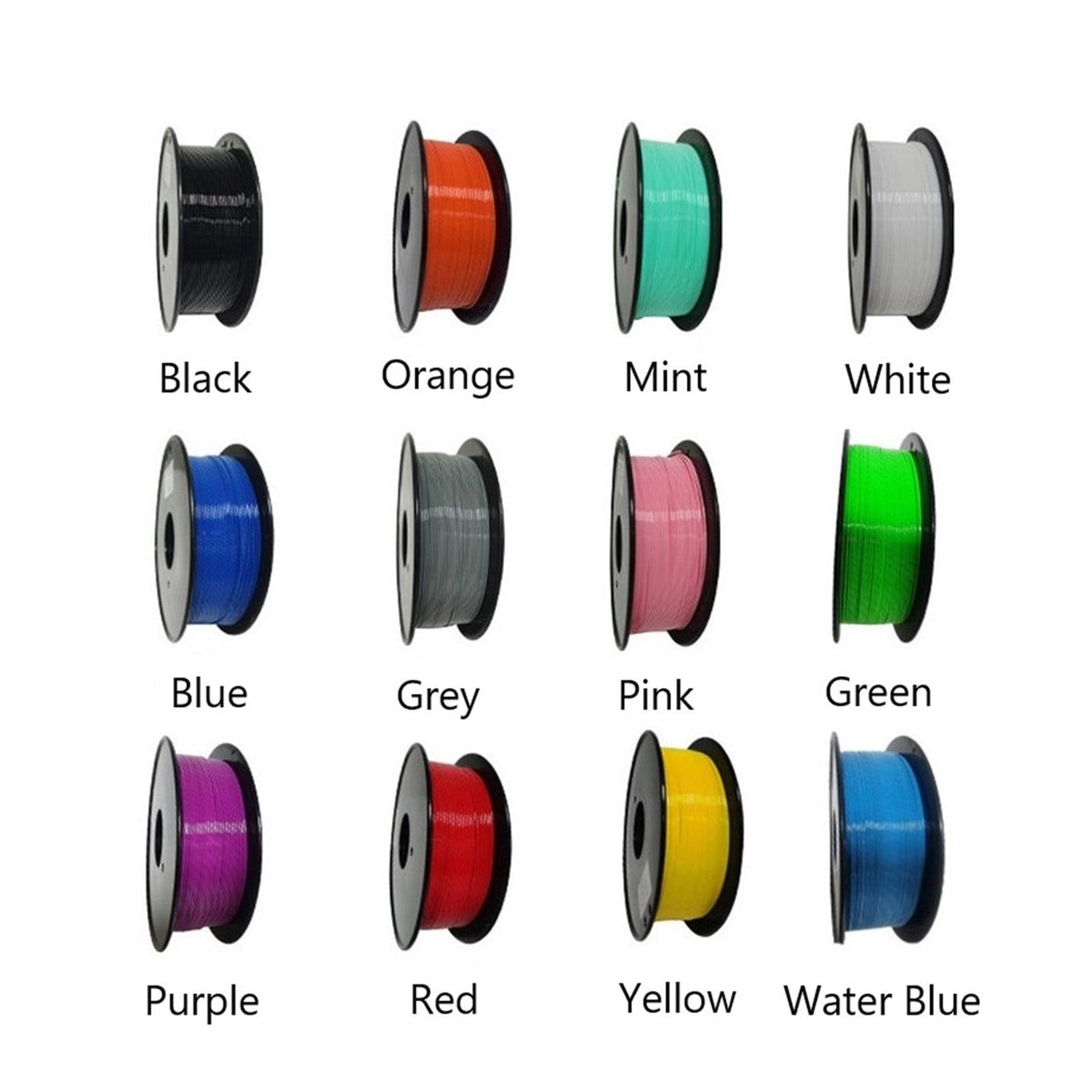 Transparent Orange PETG Filament, 1.75mm +/-0.02mm for Most 3D Printer & 3D Pen, Solid Yarn 3D Printer Accessory, 1KG Neatly Wound