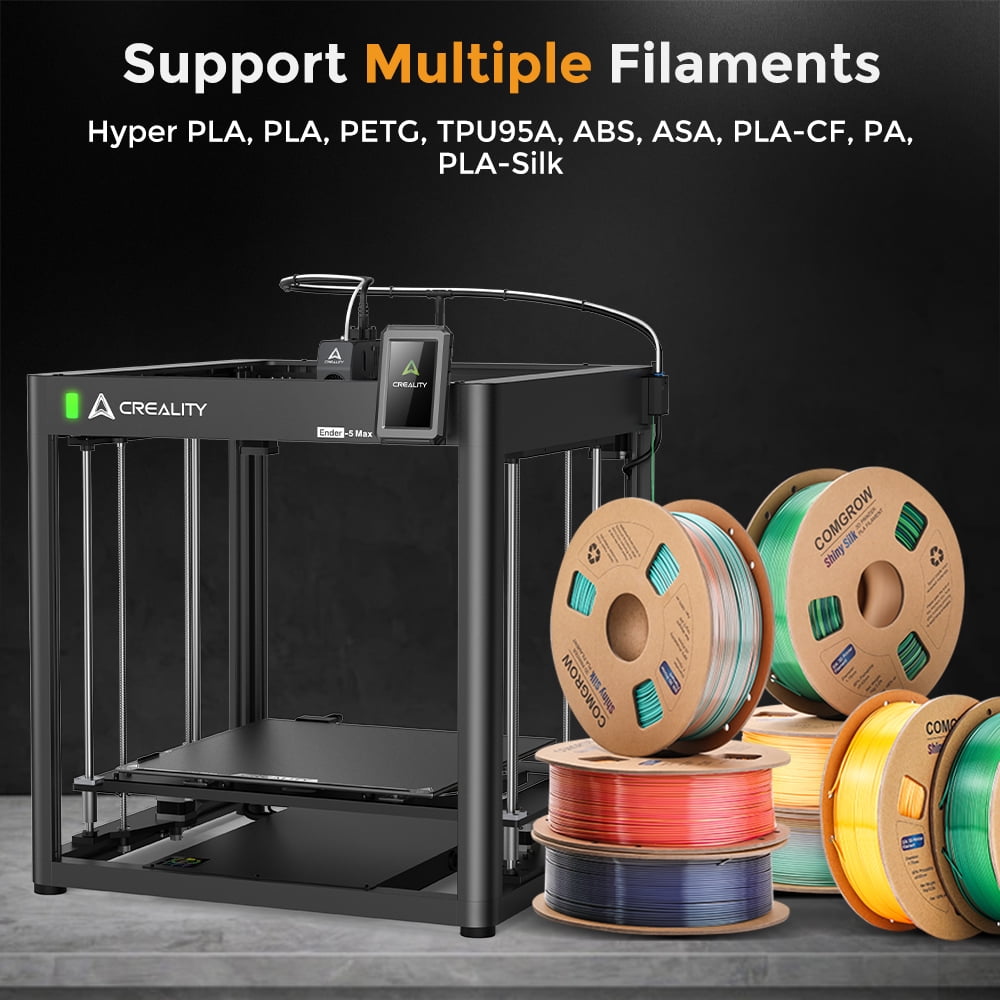 Creality Ender-5 Max 3D Printer Ultra-Fast CoreXY, 36-Point Auto Leveling, All-Metal Frame,400*400*400 Large Build Area