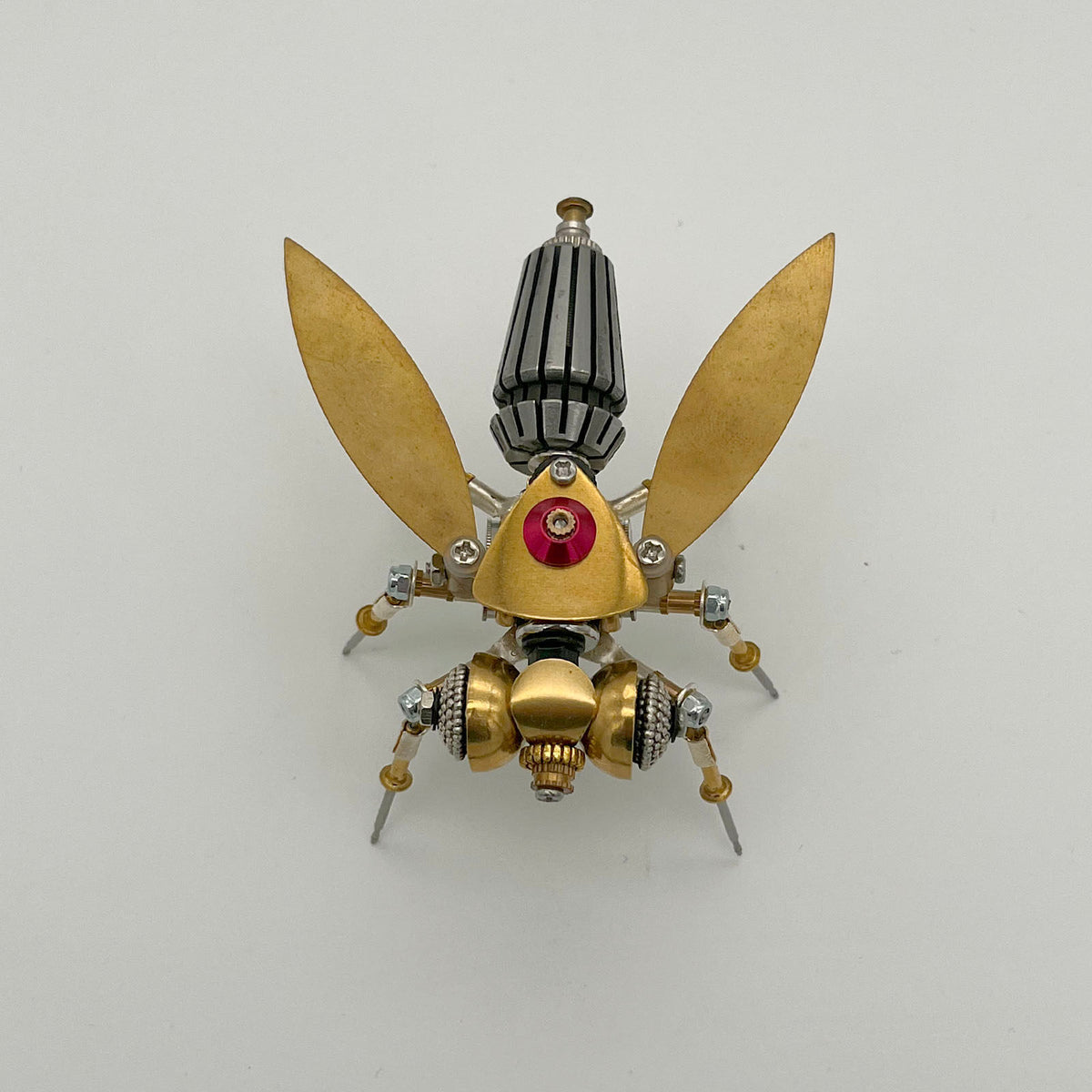 3-in-1 Steampunk Insect Metal Model Kit, Mosquito, Deck Insect & Bee Brass Puzzle Assembly Set, 270PCS 3D Jigsaw Puzzles for Adults