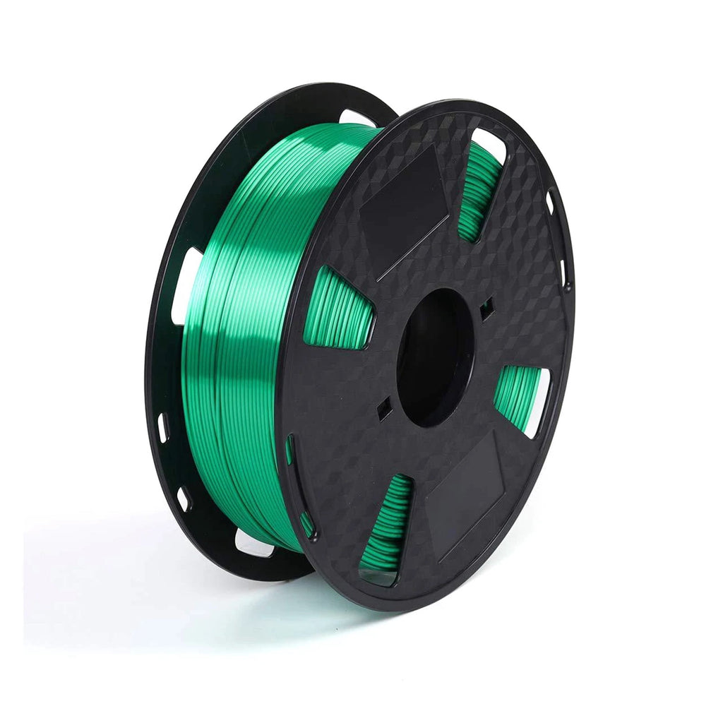 Silk PLA Filament 1.75mm 500g, 3d Printer Filament Silky Shine 3d Pen Printing Materials, Shiny Metallic Smooth Silver Gold Pla