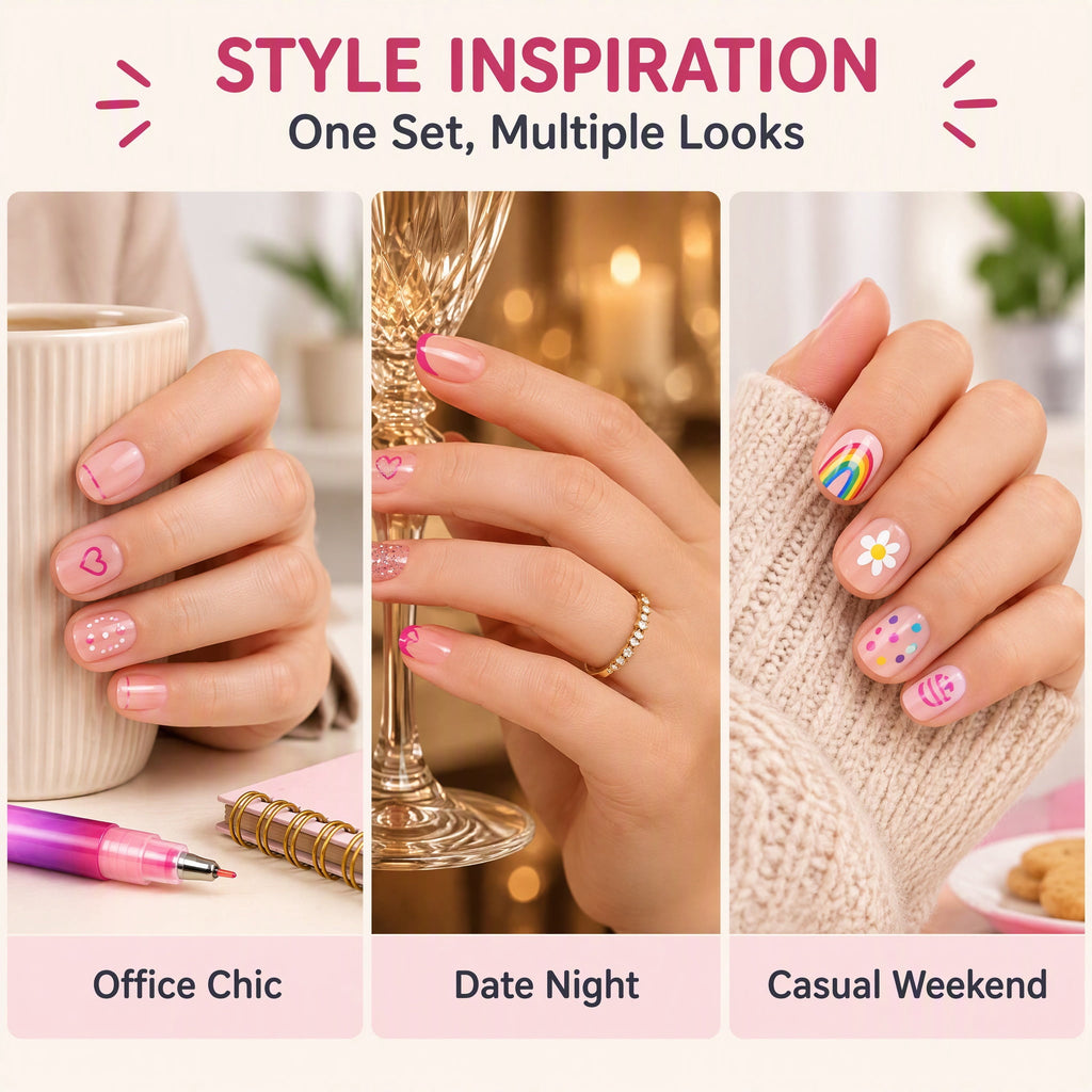 12 Colors Nail Art Pens Set, Nail Art Markers Polish Pen for 3D Nail Art, Drawing Painting Liner Brush for DIY Nail Art Beauty Adorn Manicure Tool (1Set)