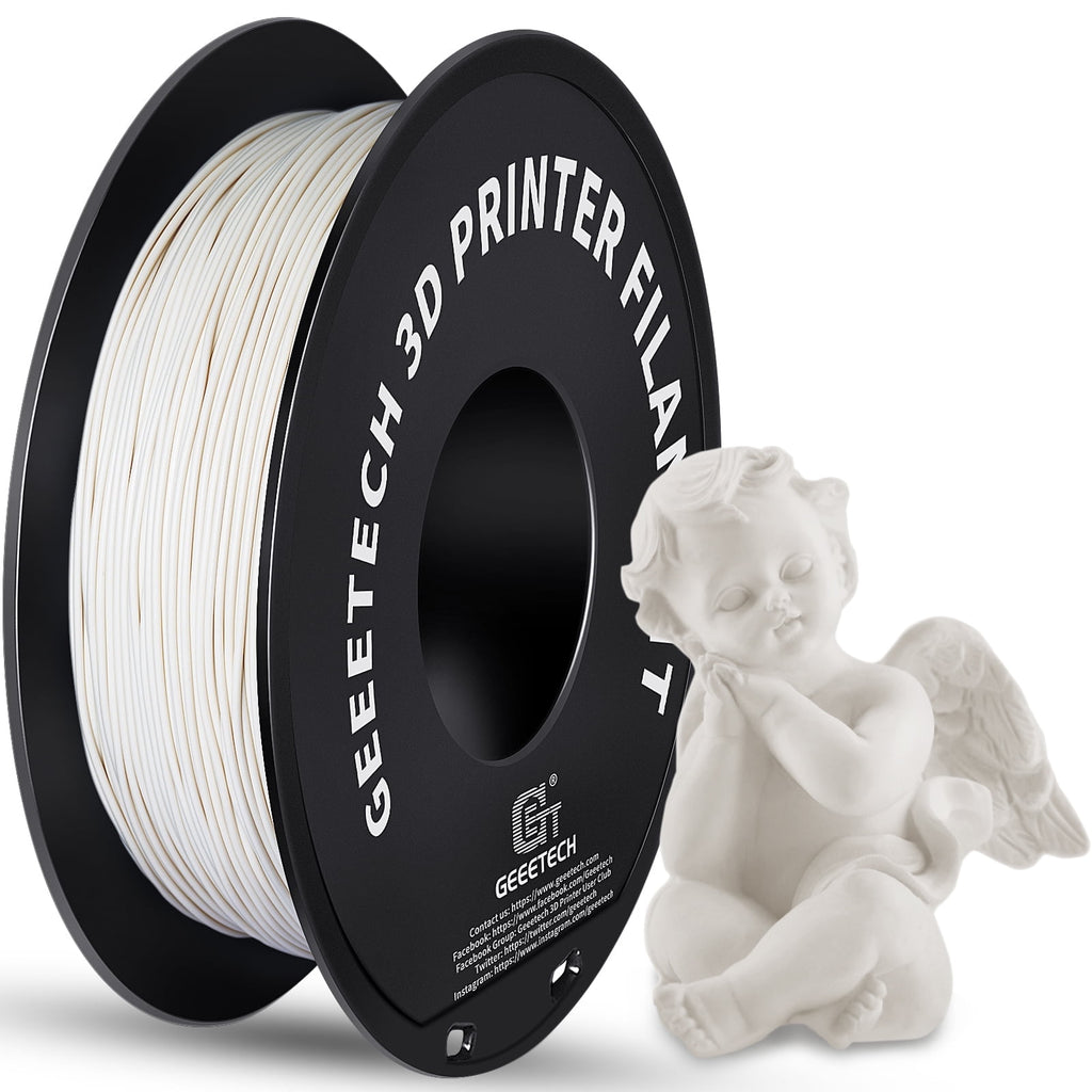 GEEETECH Matte PLA Filament, 1.75mm Matte Black 3D Printer Filament, 1kg Spool (2.2lbs), Dimensional Accuracy +/- 0.03 mm, Fit Most FDM Printer