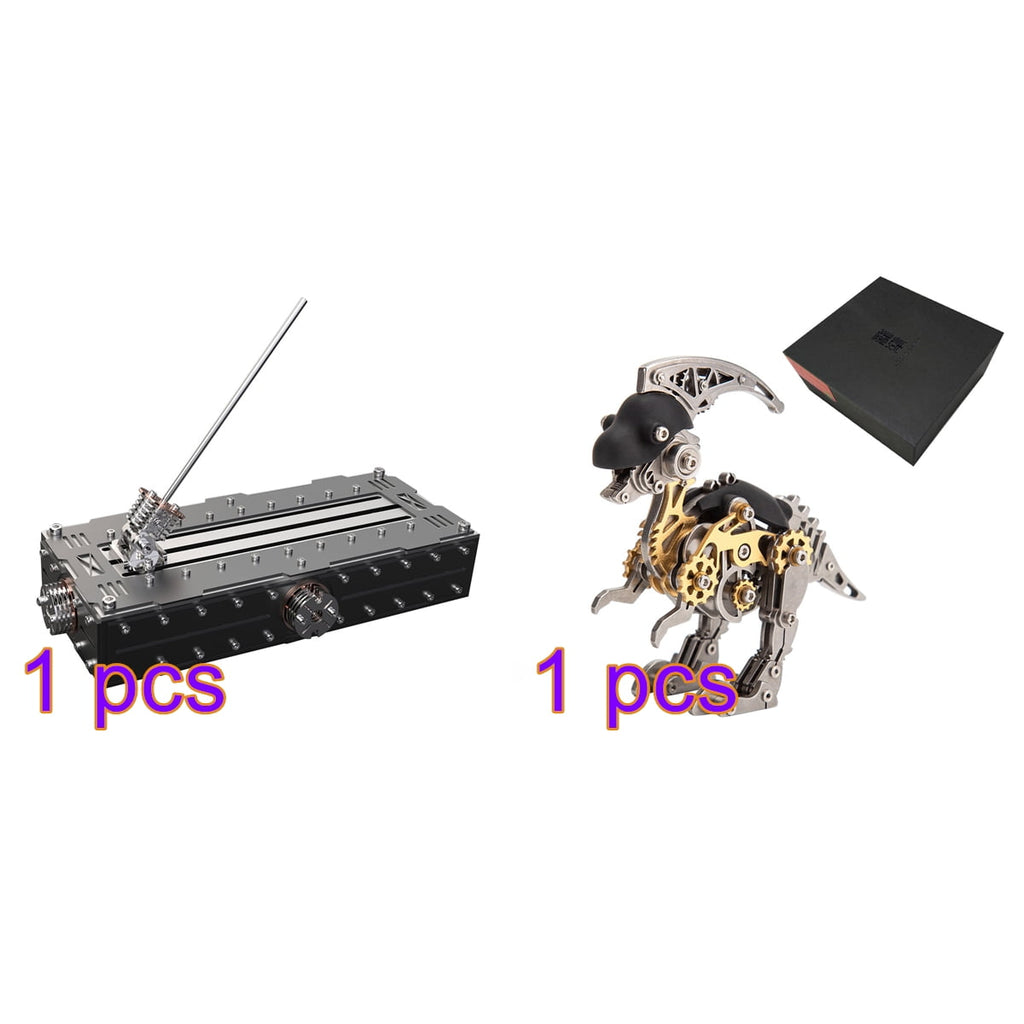 3D Metal Puzzle 339PCS Linglong Fox Hanfei Mechanical Creative DIY Assembly Model Hobby Craft Kit For Desk Display, Home Office Decor, Creative Gifts And Hobbyists