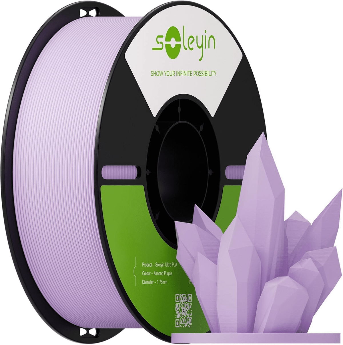 Creality Soleyin Ultra PLA 1.75mm 3D Printing Filament 1kg(Matte Moonstone)