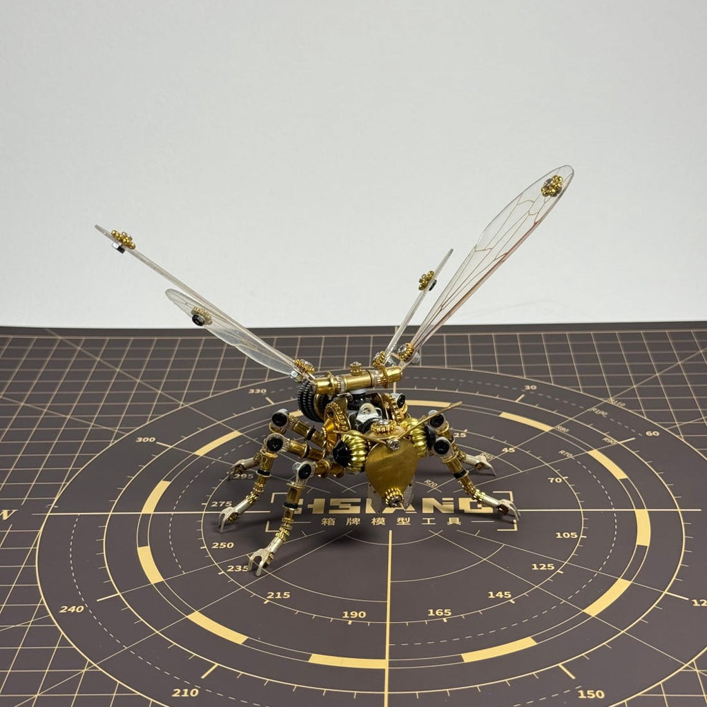 3D Metal Puzzles for Adults Mechanical Wasp Model Kits, Difficult DIY Assembly, Creative Desk Display & Unique Gift for Engineers, Hobbyists, Collectors
