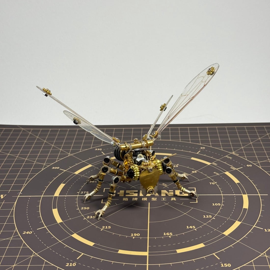 3D Metal Puzzles for Adults Mechanical Wasp Model Kits, Difficult DIY Assembly, Creative Desk Display & Unique Gift for Engineers, Hobbyists, Collectors