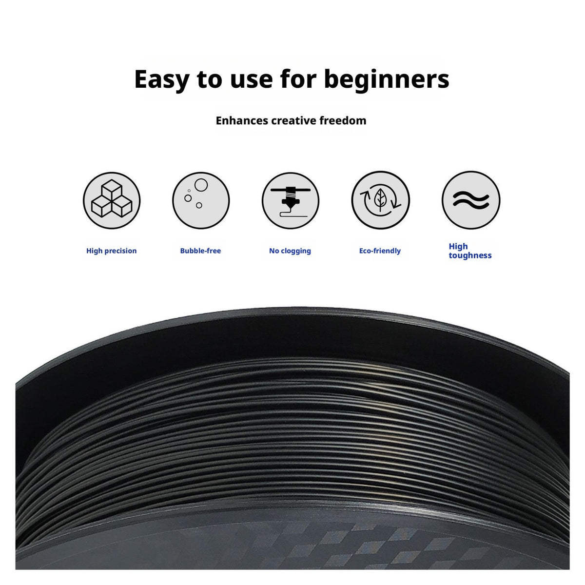 Conductive PLA 3D Printer Filament 1.75mm Compatible with FDM Machines