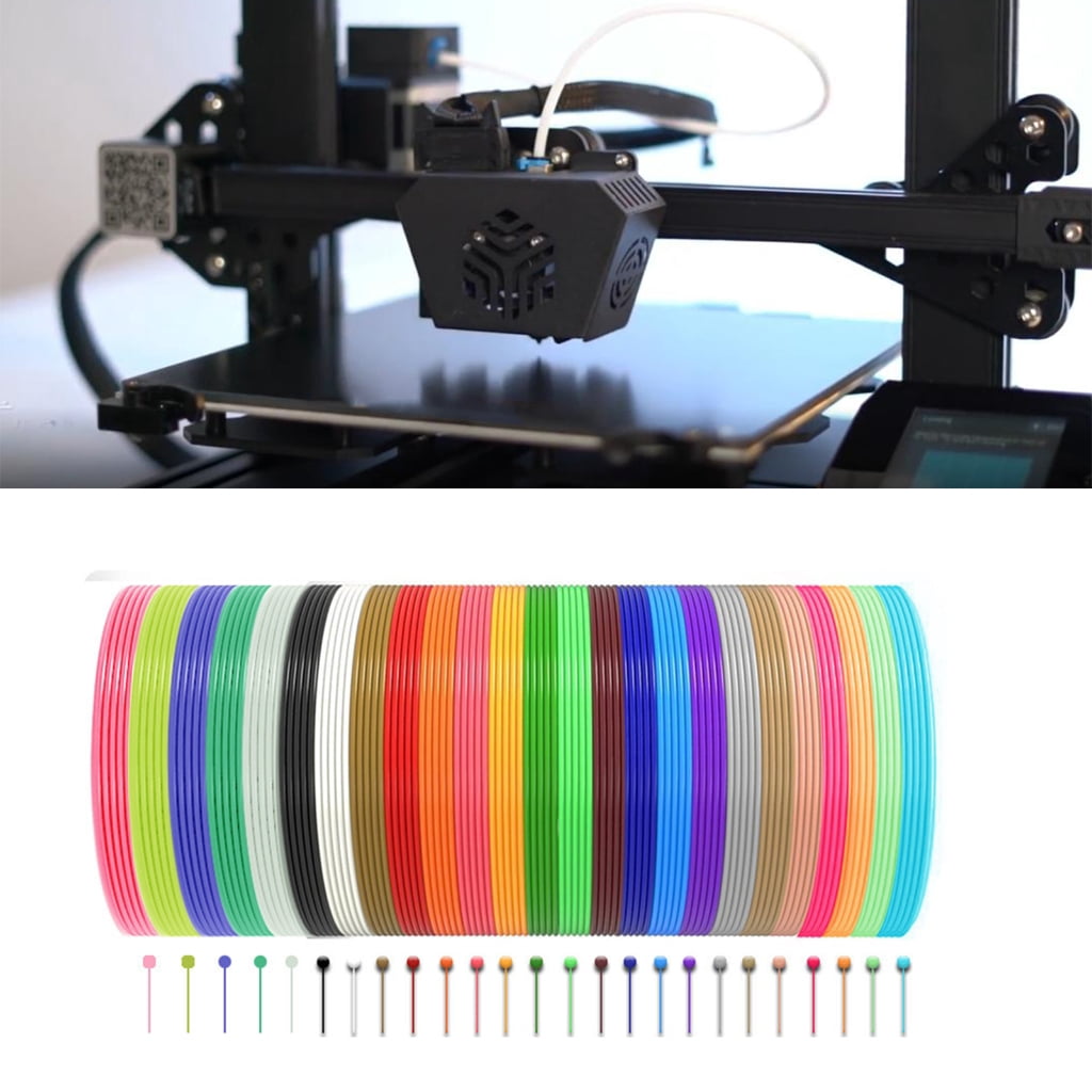 Oasiva 20 Colors 3D Pen Filament 1.75mm PCL Each Color 16.4 Feet 3D Pen Filament