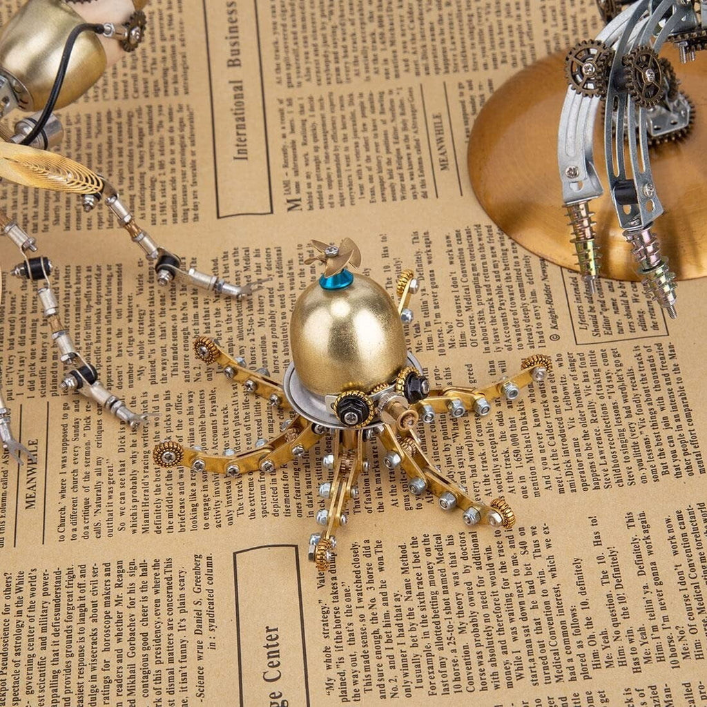 Turtle 3D Metal Puzzle Model Kit - 100+PCS Steampunk DIY Assembly Model for Home Decor, Perfect Gift for Adults & Teens