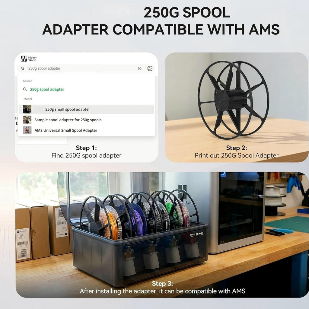 PLA 3D Printer Filament Bundle, 8 Spools 250g Each 2kg Total, 1.75mm Multicolor Black White Grey Red Blue Orange Green Transparent, Vacuum Packed, 3D Printing Filament Refill for 3D Pens and Printers