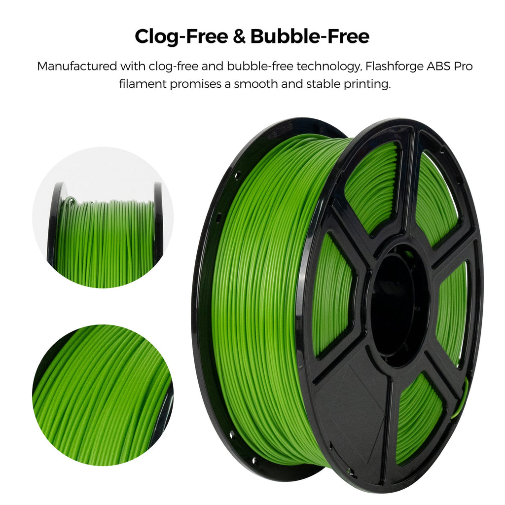 Flashforge ABS Pro Filament 1.75mm, 1KG/2.2lbs ABS Pro 3D Printer Filament, Purple