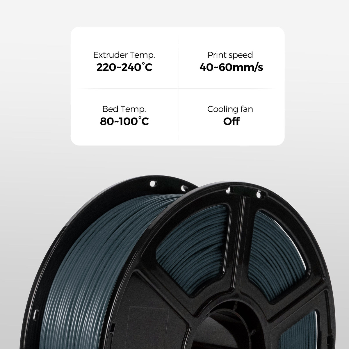 Flashforge ABS Pro Filament 1.75mm, 1KG/2.2lbs ABS Pro 3D Printer Filament, Purple