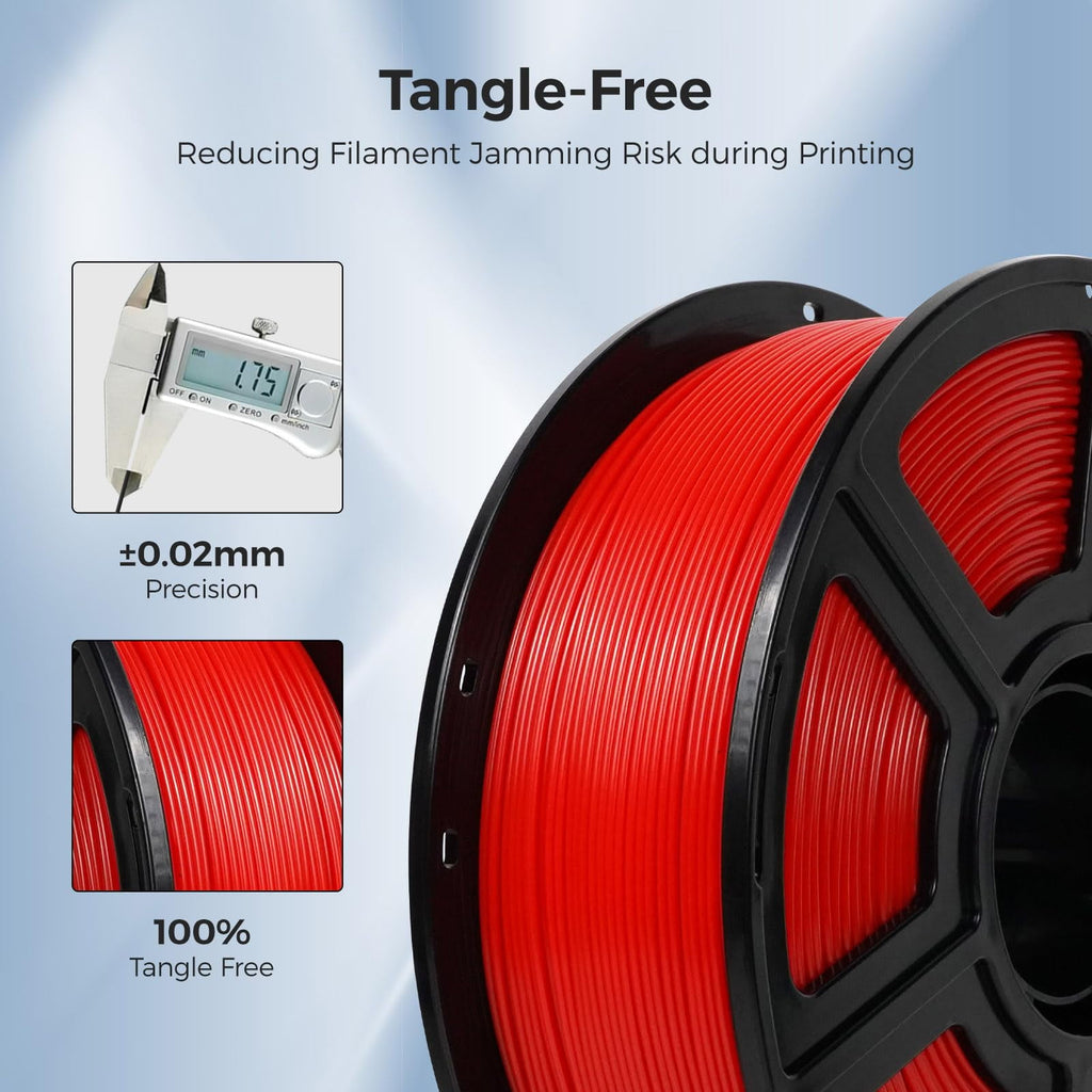 Flashforge ASA Filament 1.75mm, 1KG/2.2lbs UV Resistant ASA 3D Printer Filament with Satin Finish, White
