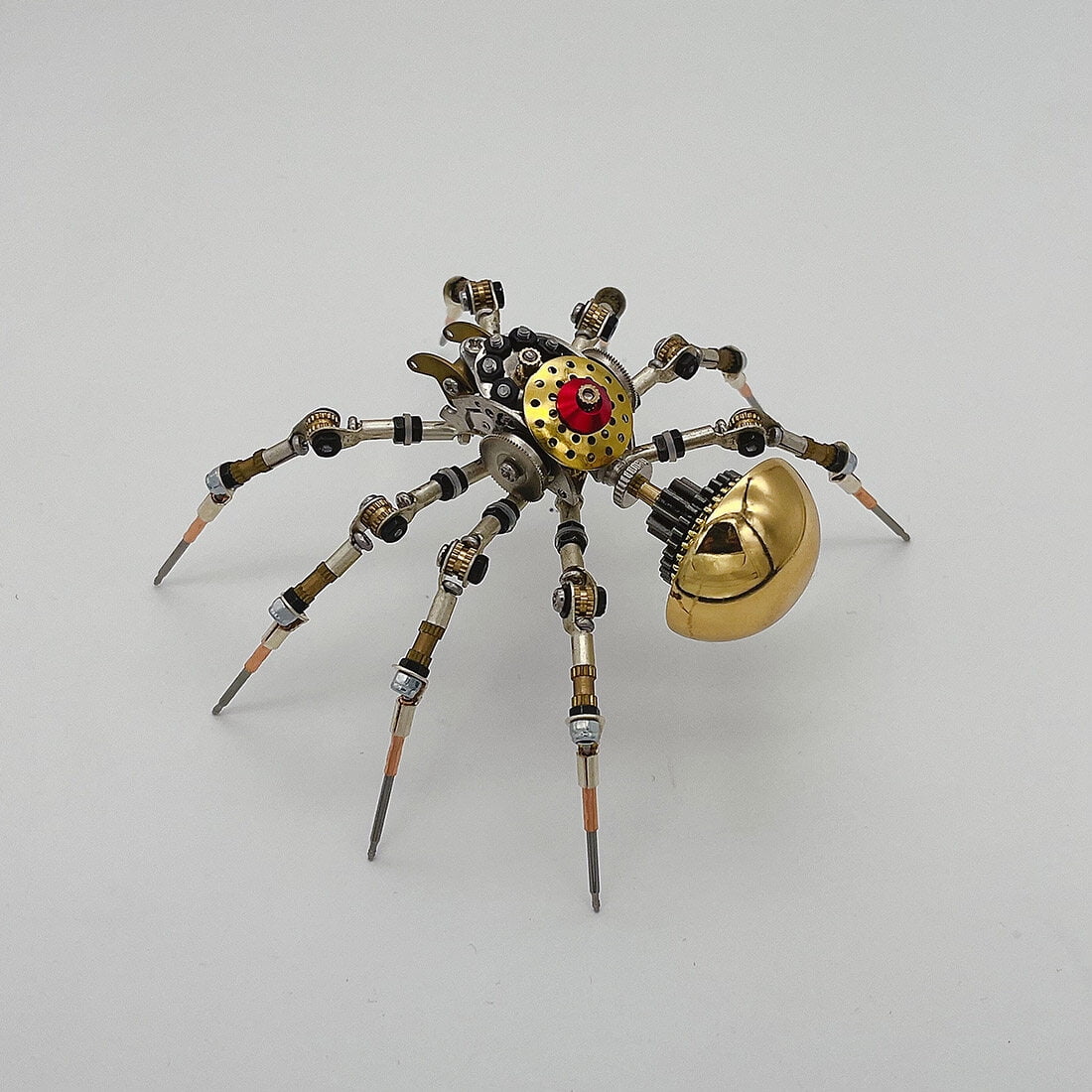 3-in-1 Steampunk Insect Metal Model Kit, Mosquito, Deck Insect & Bee Brass Puzzle Assembly Set, 270PCS 3D Jigsaw Puzzles for Adults