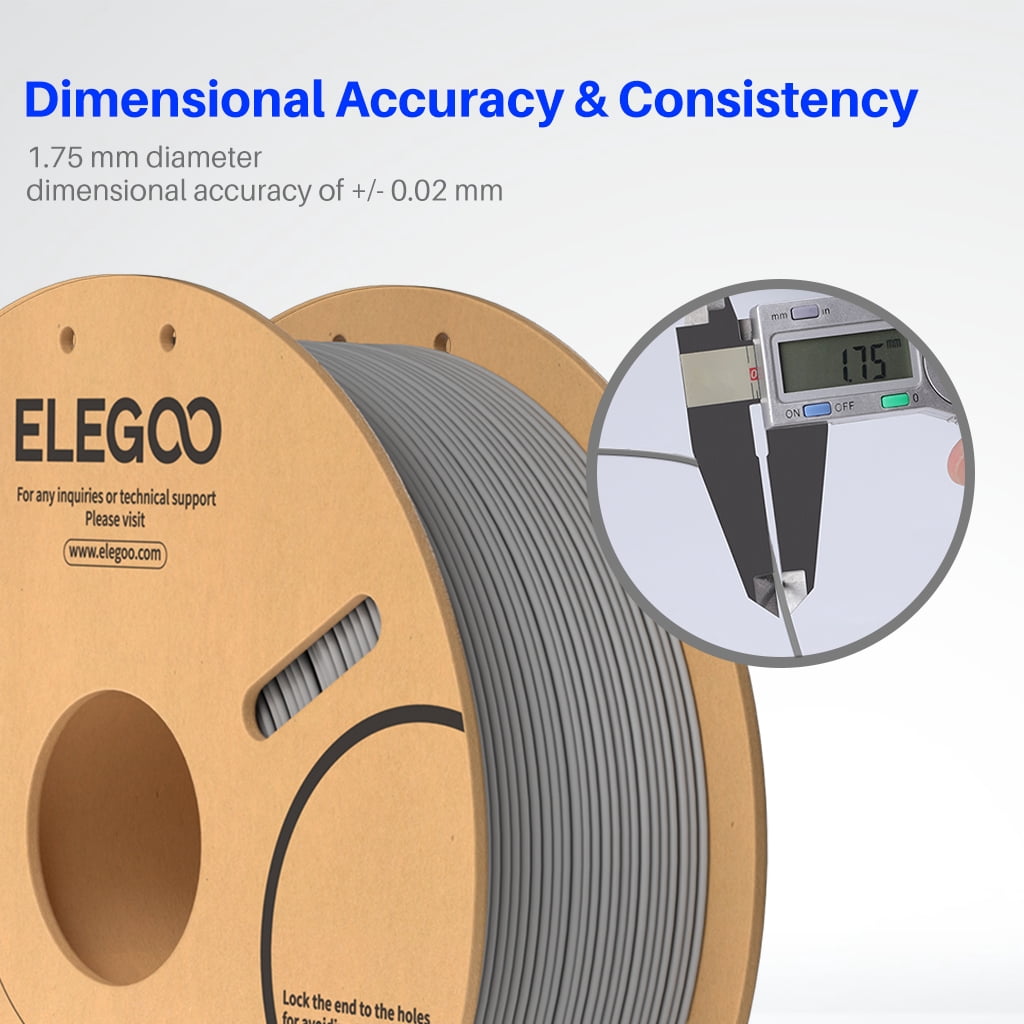 ELEGOO PLA 3D Printer Filament 1.75mm Sky Blue 1KG