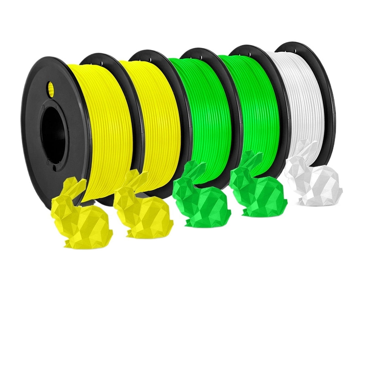 5Rolls PLA Filament 1.75MM Child 3D Pen 0.25KG/Roll, Arranged Neatly No Knots No Bubble Eco-Friendly Odorless