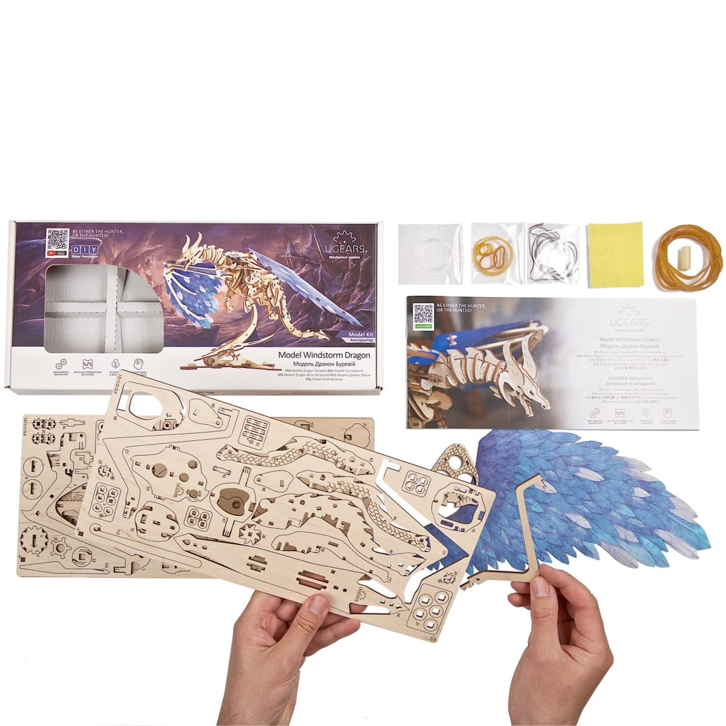 Dragon 3D Mechanical Wooden Model, Puzzle for Adults and Teenagers, Best Christmas and Thanksgiving Gift