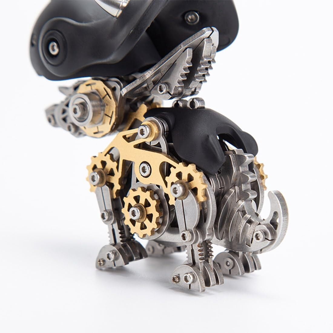 3D Metal Dinosaur Puzzle Kit for Adults - DIY Mechanical Steampunk Model, 160 Pieces Assembly Challenge
