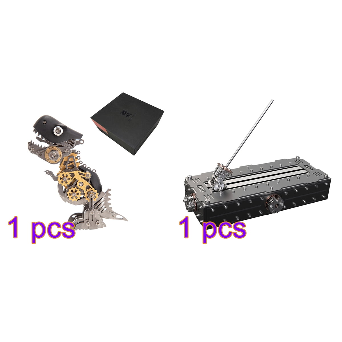 3D Metal Puzzle Linglong Fox Libai Base Stand 339 PCS, Steampunk Mechanical Model Kit With DIY Assembly, Home Display Desk Decor For Adult Collectors And Creative Gifts