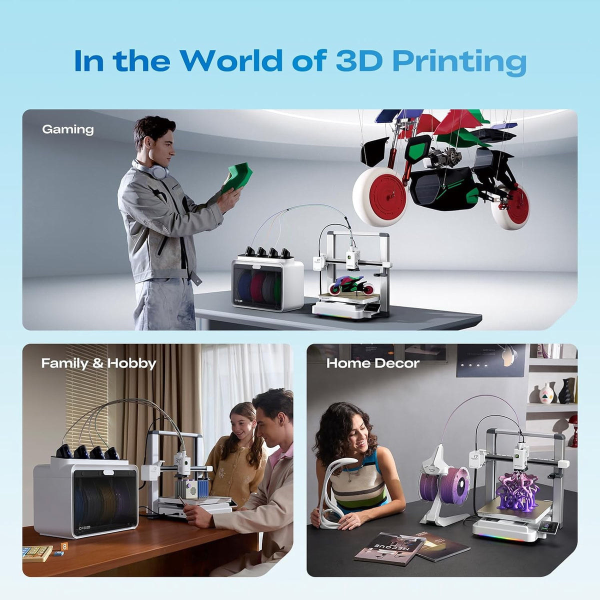 Creality SPARKX i7 Autofill Combo 3D Printer Multicolor Printing with Automatic Filament Reload System