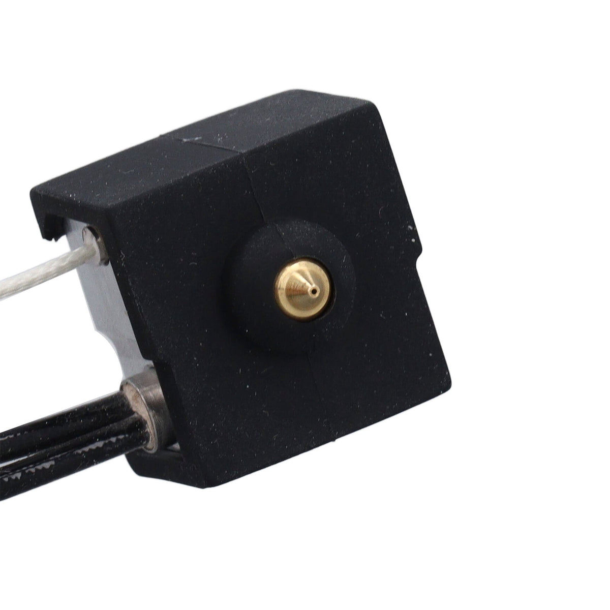 Premium Extruder Hotend Heater Block Set Brass Nozzle Replacement Part 0.4mm Kit Assembled Aluminum Alloy Device 3.54 inches / 9 cm Long For 3D Printers