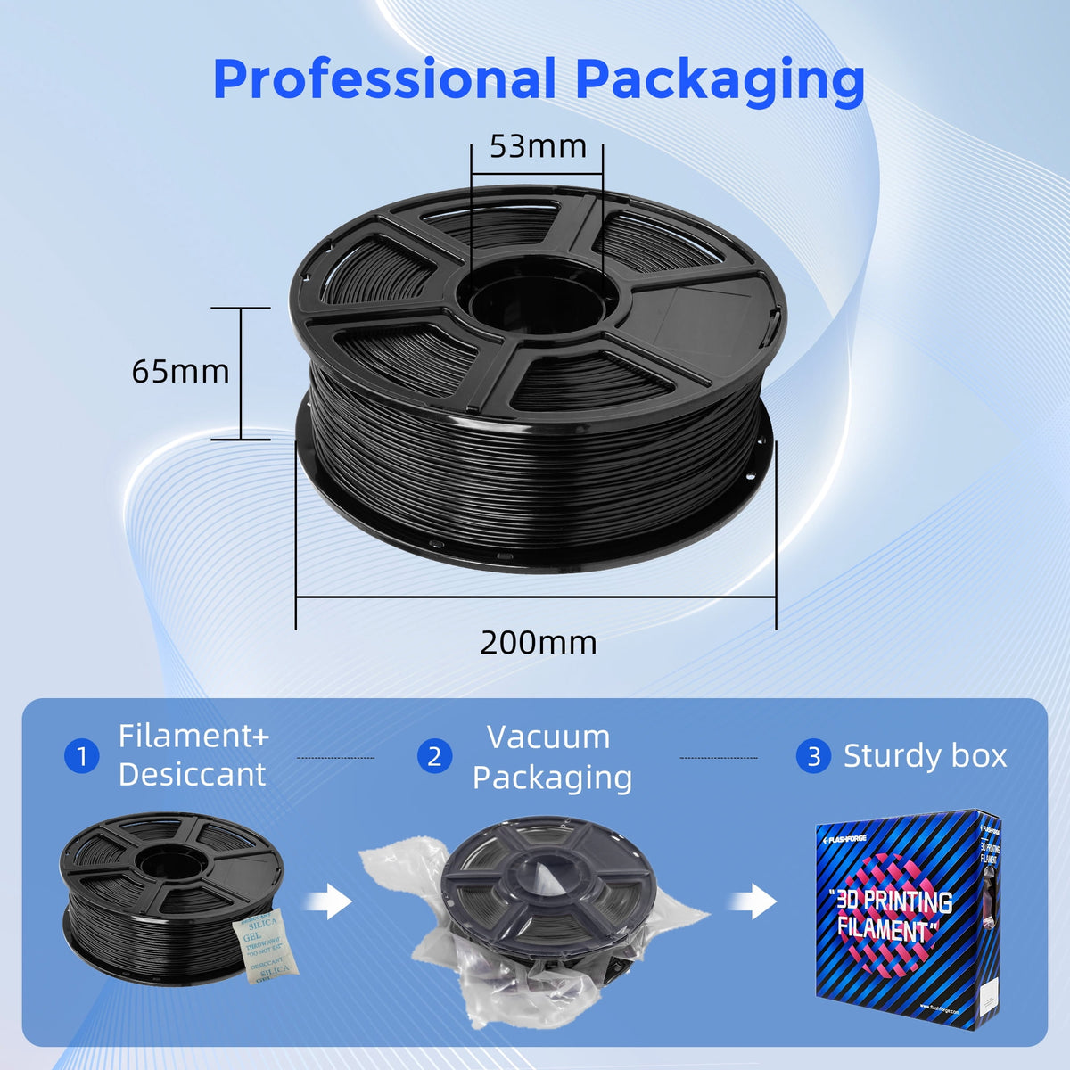 Flashforge ASA Filament 1.75mm, 1KG/2.2lbs ASA 3D Printer Filament, Burnt Titanium