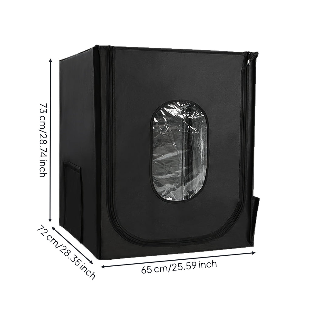 QSTDGVPW 3D Printer Cover with Window Constant Temperature Fireproof Enclosure Front Zipper Access Textile Housing for Ender-5pro CR-2020