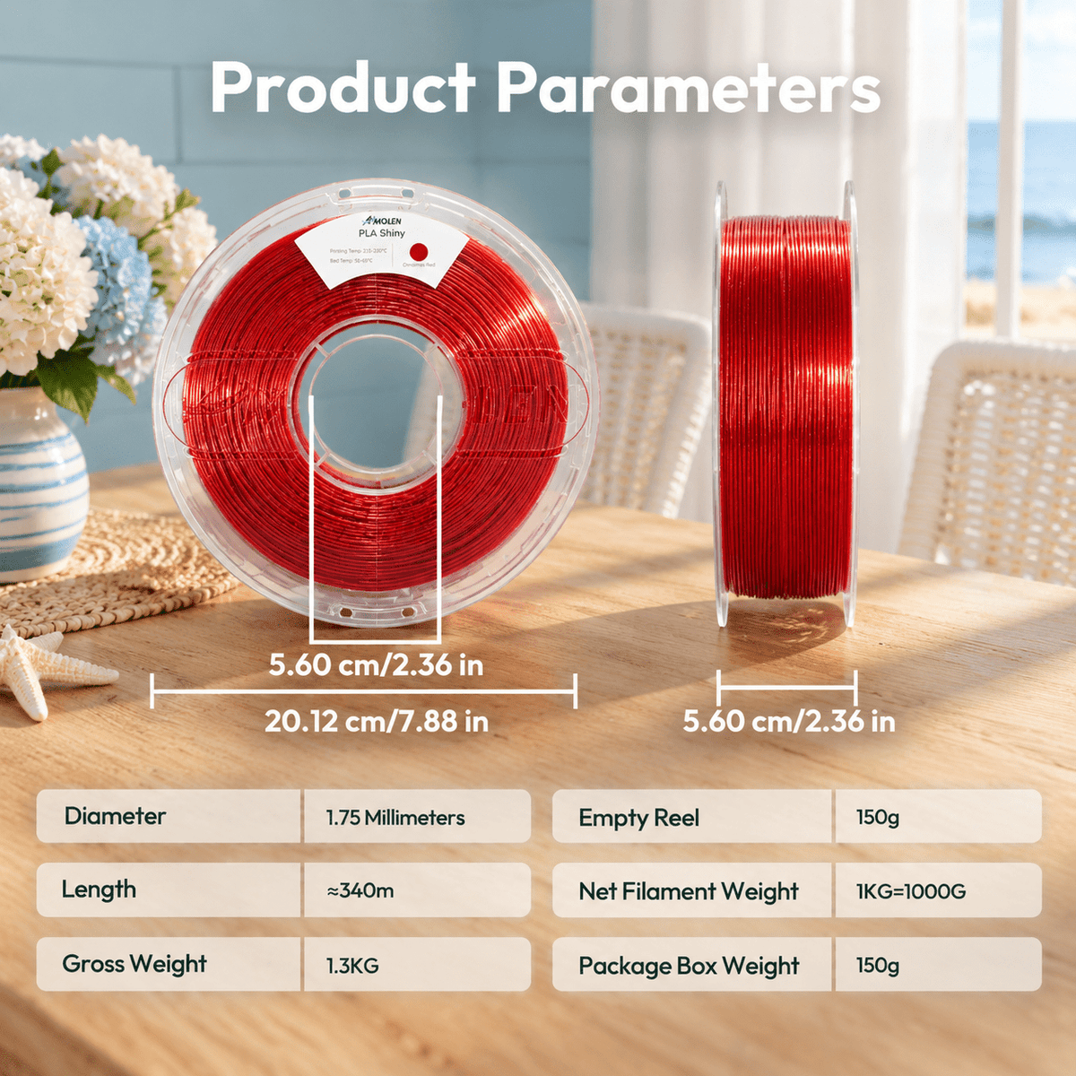 Shiny 3d Printer Plament Sparkle 1.75mm Shining Glitter Printing For Fdm Dimensional Accuracy +/- 0.02mm 1kg Spool(2.2lbs) Galaxy