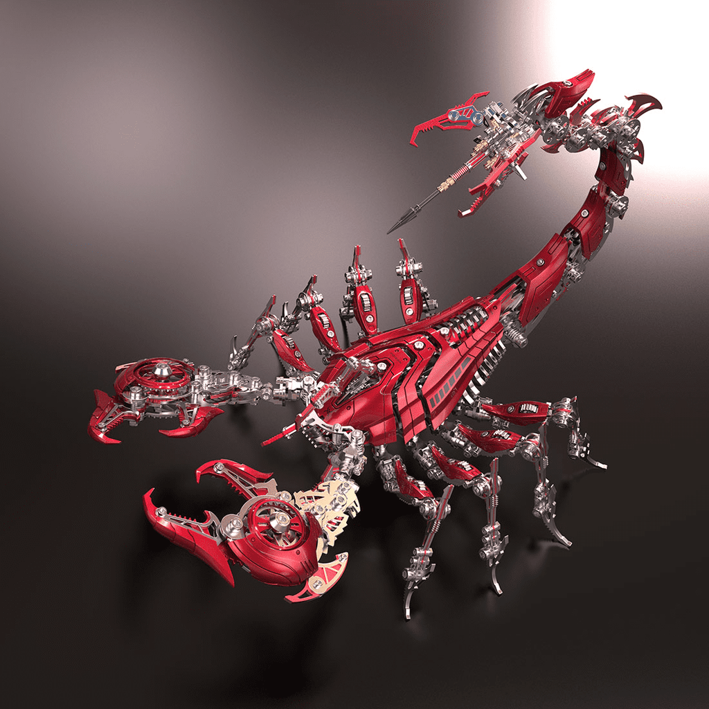 3D Metal Puzzle Frost Edge Full War Scorpion 1073 PCS, Steampunk Mechanical Model Kit With DIY Assembly, Home Display Desk Decor For Adult Collectors And Creative Gifts