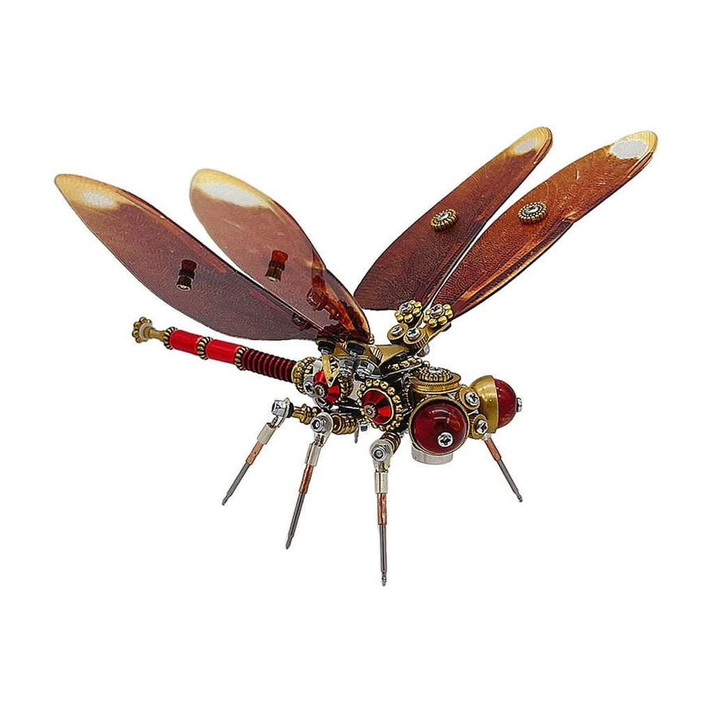3D Metal Puzzle Punk Insects 200+ PCS, Steampunk Mechanical Model Kit With DIY Assembly, Home Display Desk Decor For Adult Collectors And Creative Gifts