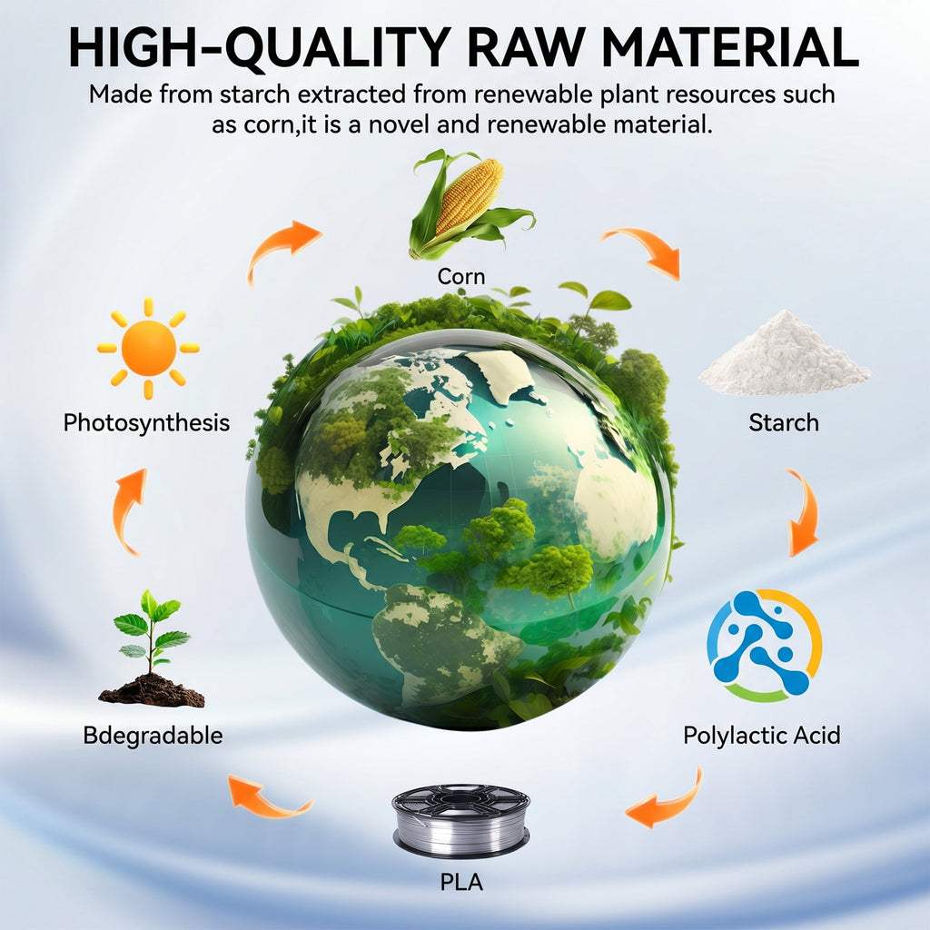 Epelay Silk PLA Plus 3D Printer Filament 1.75mm, Shiny Silver Finish, 1kg Spool, Strong Layer Adhesion, Smooth & Glossy Prints, Fits Most FDM Printers