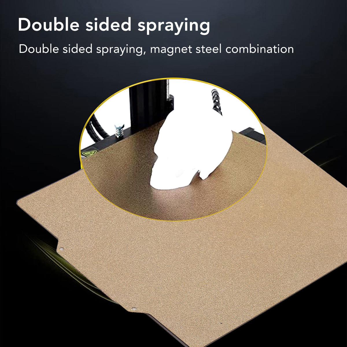 Premium 3D Printer Build Plate Textured and Smooth PEI Sheet Double Sided Print Bed 13 inches / 330.2 mm