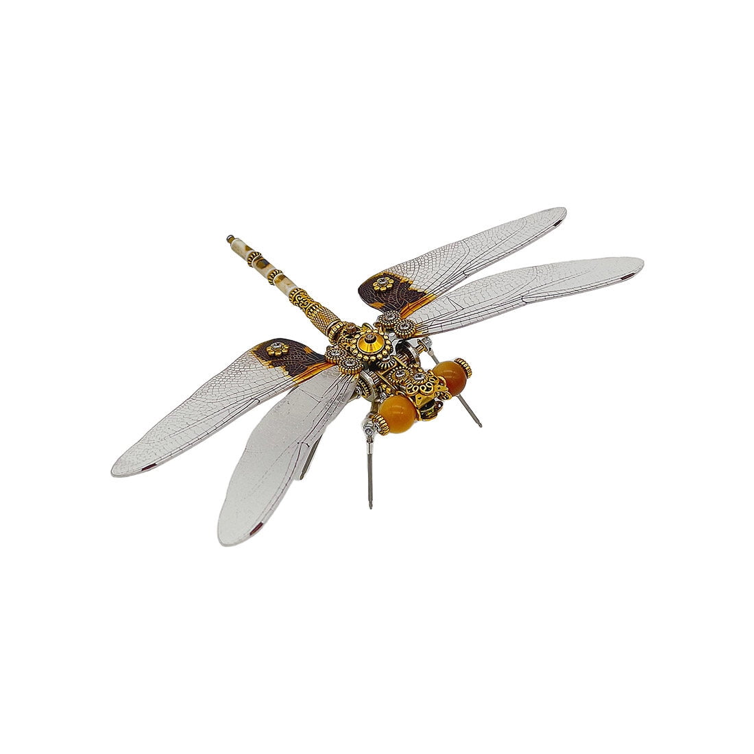 3D Metal Puzzle Punk Insects 200+ PCS, Steampunk Mechanical Model Kit With DIY Assembly, Home Display Desk Decor For Adult Collectors And Creative Gifts