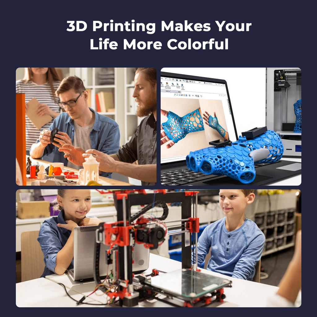 Creality Hyper PLA Filament 3D Printer Filament 600mm/s Higher Toughness High-Speed Printing Dimensional Accuracy +/- 0.03mm 1kg(2.2lbs) Compatible with Most 3D Printers, Complexion