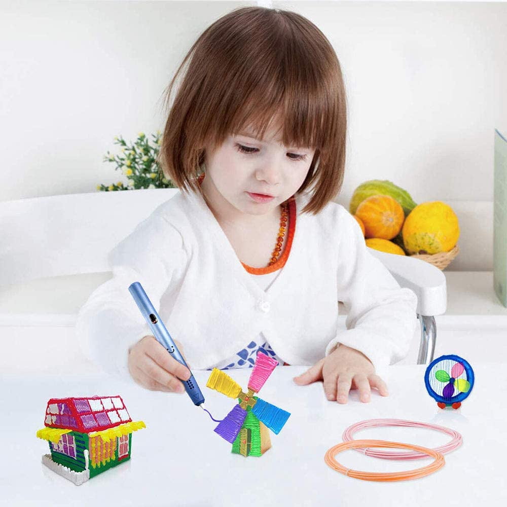 TekDeals 20 Colors 3D Pen Printer PLA Filament Refills High Precision, 1.75 mm Dia., 323 Feet