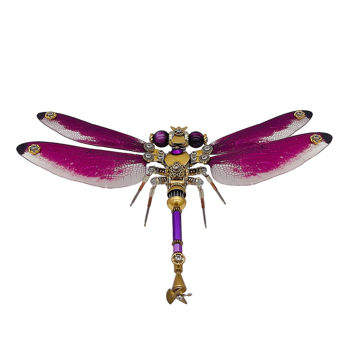3D Metal Puzzle Punk Insects 200+ PCS, Steampunk Mechanical Model Kit With DIY Assembly, Home Display Desk Decor For Adult Collectors And Creative Gifts