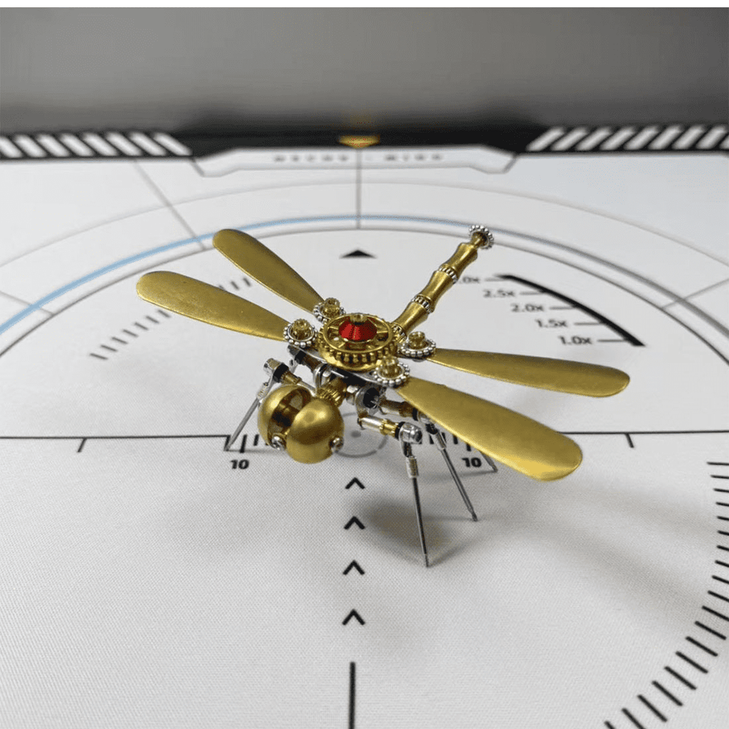 3-in-1 Steampunk Insect Metal Model Kit, Mosquito, Deck Insect & Bee Brass Puzzle Assembly Set, 270PCS 3D Jigsaw Puzzles for Adults