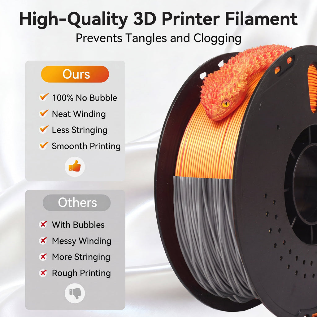 Epelay PLA Plus 3D Printer Filament, 1.75mm, 1kg Spool, White, Compatible with Most FDM Printers