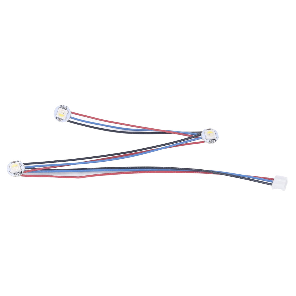 3D Printer Mini Light Bar, RGBW Mini Button PCB LED 30AWG DC5V Fully Connected Durable Welded With PTFE Cable For Hot End