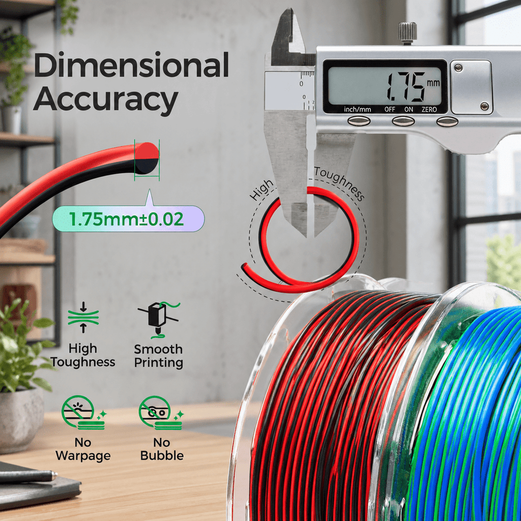 Pla Rainbow Candy 3D Printer Filament 1.75mm 1kg for FDM Printers